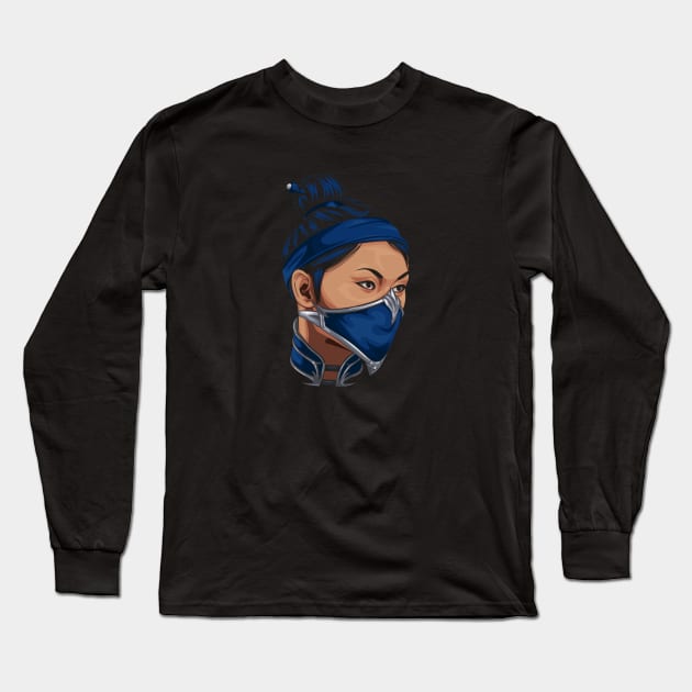 Kitana Long Sleeve T-Shirt by iTwistedSpartan